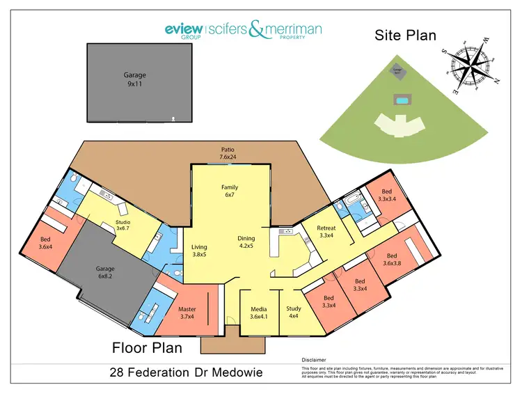 Floorplan of Homely rural property listing, 28 Federation Drive, Medowie NSW 2318