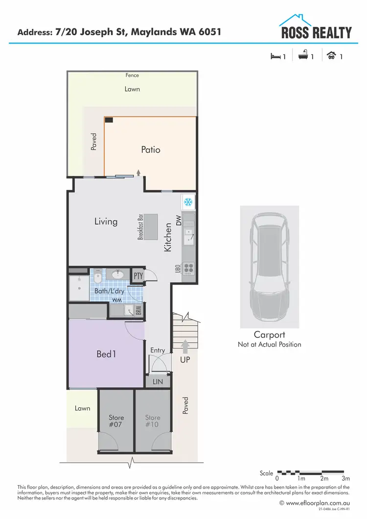 Floorplan of Homely house listing, 7/20 Joseph Street, Maylands WA 6051
