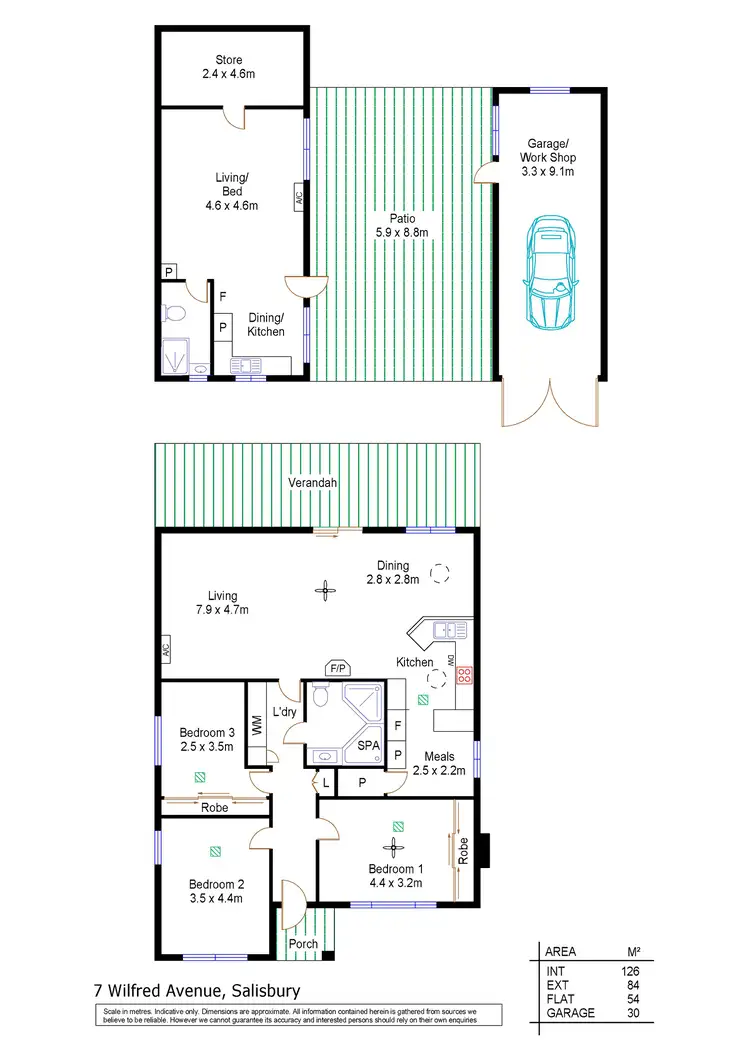 Floorplan of Homely house listing, 7 Wilfred Avenue, Salisbury SA 5108