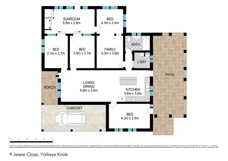 Floorplan of Homely house listing, 9 Jessie Close, Yorkeys Knob QLD 4878
