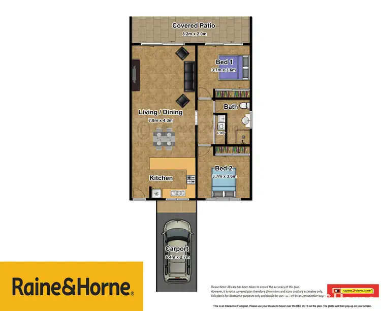 Floorplan of Homely unit listing, 1/1 Blake Street (Cascades), Port Douglas QLD 4877