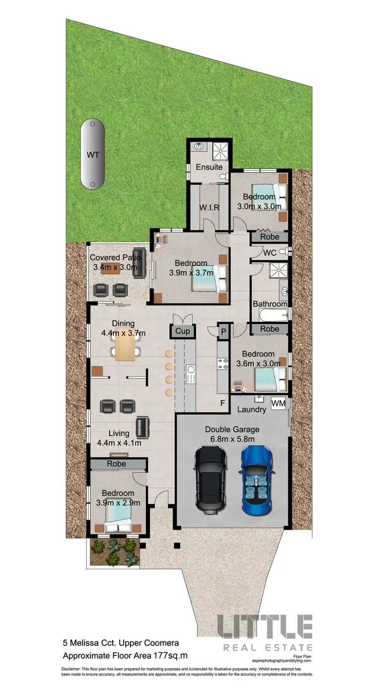Floorplan of Homely house listing, 5 Melissa Street, Upper Coomera QLD 4209