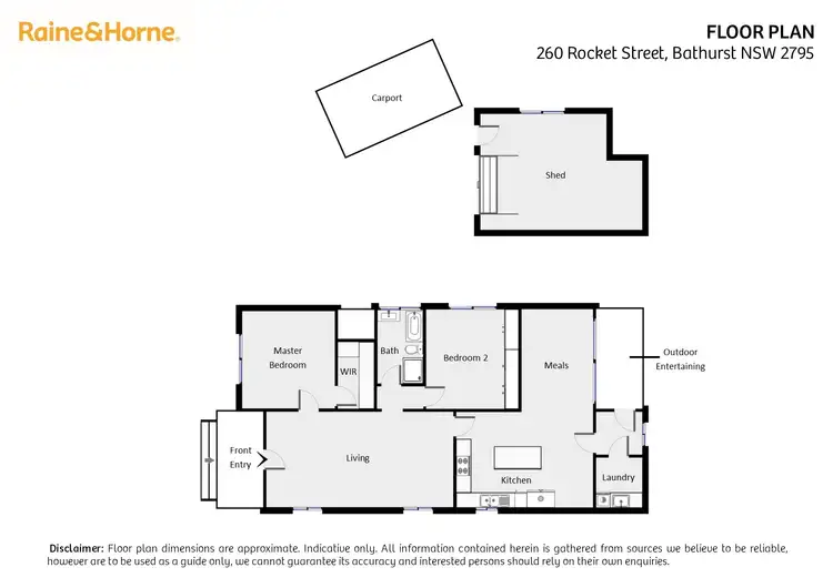 Floorplan of Homely house listing, 260 Rocket Street, Bathurst NSW 2795