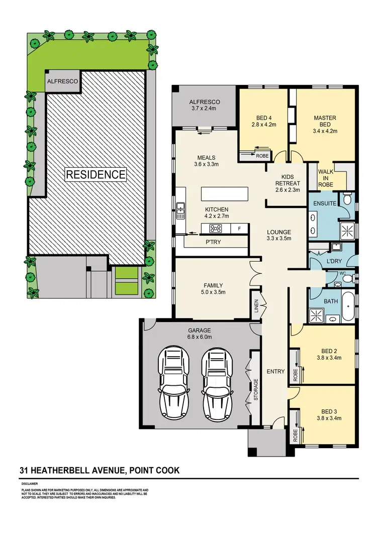 Floorplan of Homely house listing, 31 Heatherbell Avenue, Point Cook VIC 3030