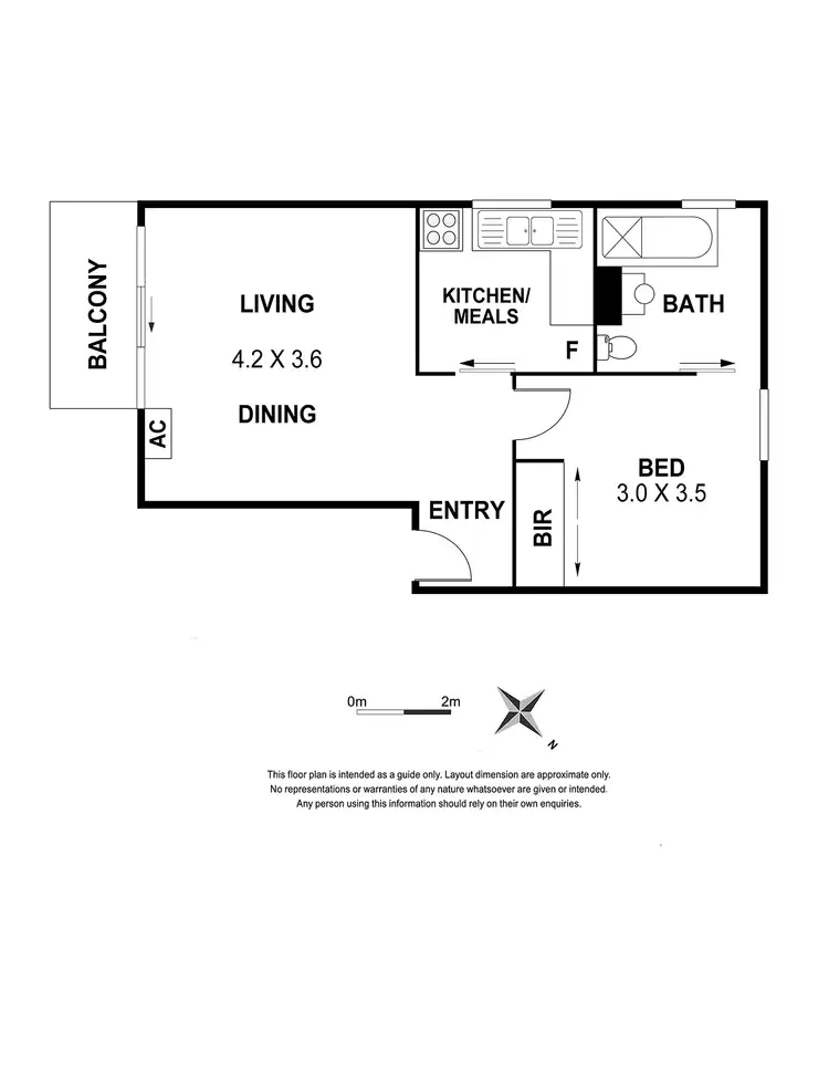 Floorplan of Homely apartment listing, 25/174 Lee Street, Carlton North VIC 3054