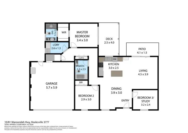 Floorplan of Homely unit listing, 10/83-87 Maroondah Highway, Healesville VIC 3777