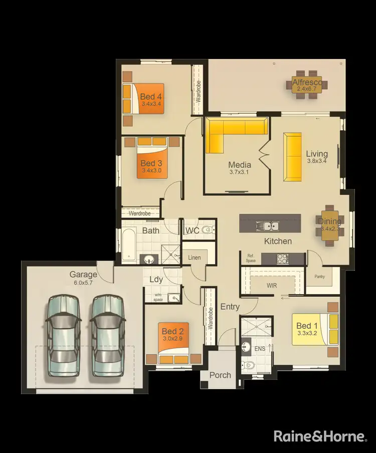 Floorplan of Homely house listing, 62 Straker Drive, Cooroy QLD 4563