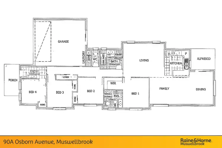 Floorplan of Homely house listing, 90A Osborn Avenue, Muswellbrook NSW 2333
