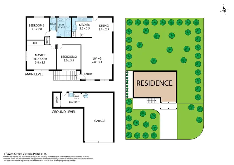 Floorplan of Homely house listing, 1 Raven Street, Victoria Point QLD 4165