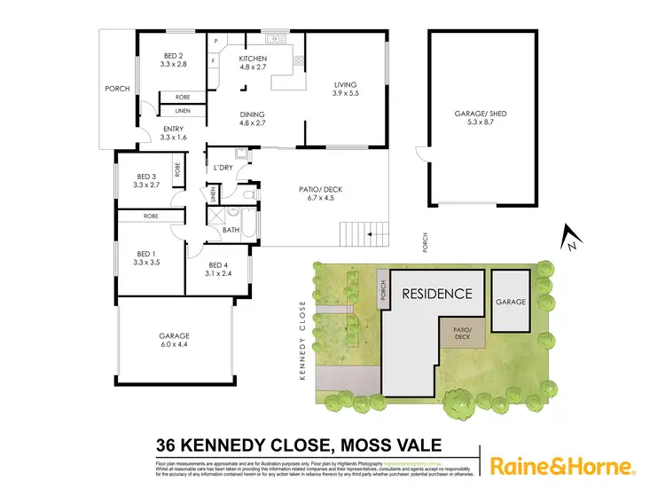 Floorplan of Homely house listing, 36 Kennedy Close, Moss Vale NSW 2577