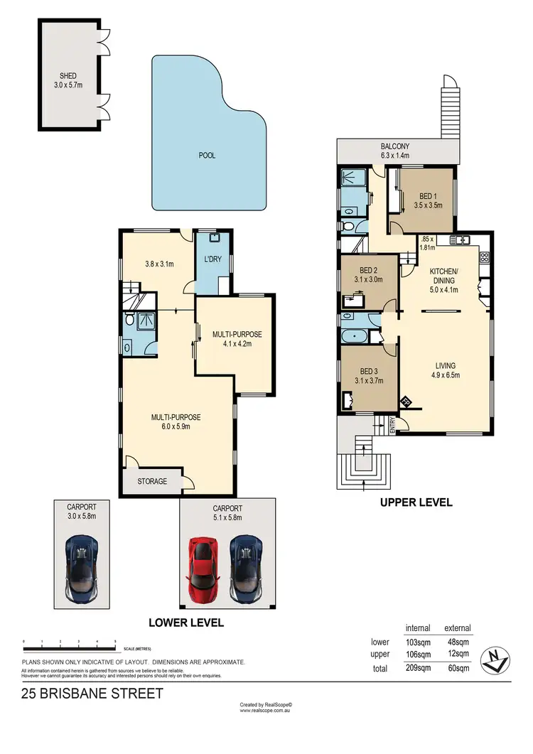 Floorplan of Homely house listing, 25 Brisbane Street, Bulimba QLD 4171