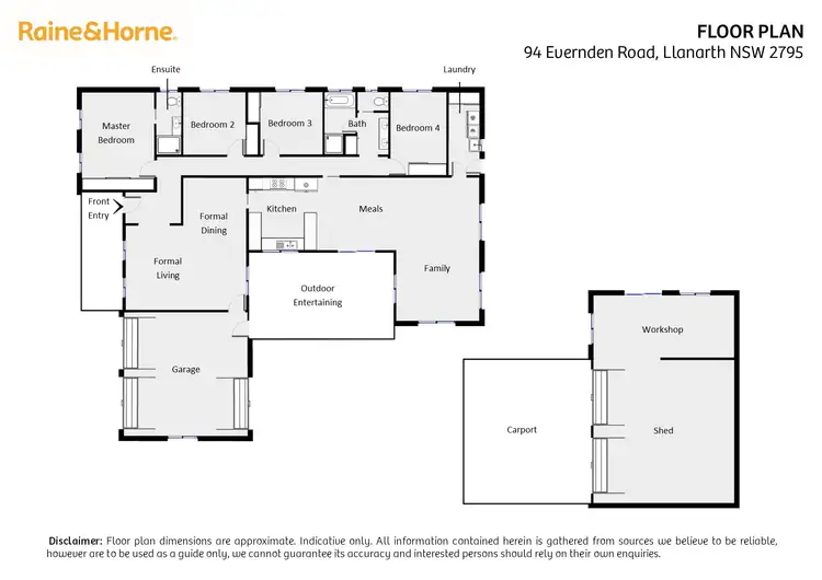 Floorplan of Homely house listing, 94 Evernden Road, Llanarth NSW 2795