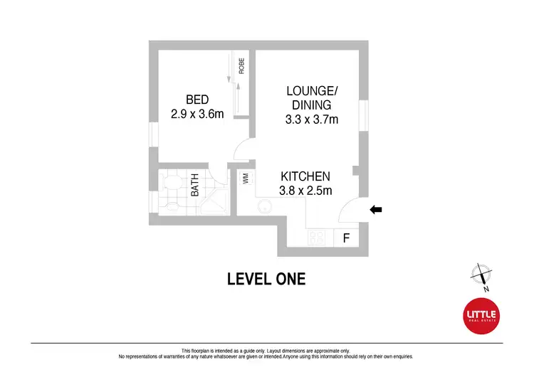 Floorplan of Homely apartment listing, 8/162 Bondi Road, Bondi NSW 2026