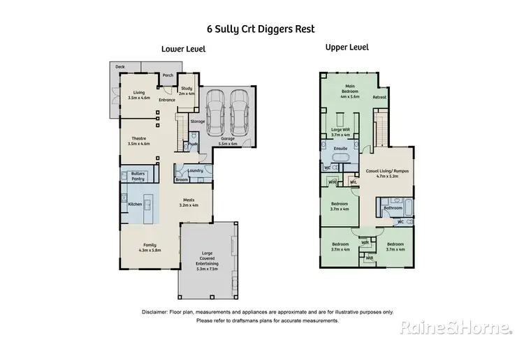 Floorplan of Homely house listing, 6 Sully Court, Diggers Rest VIC 3427