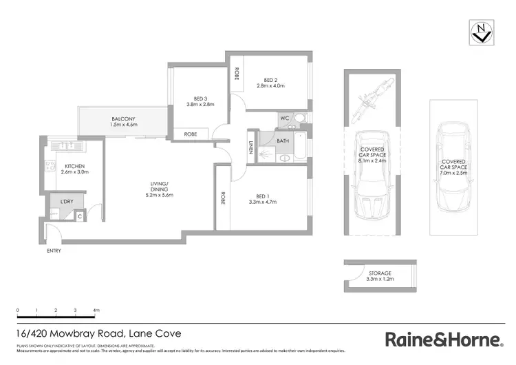 Floorplan of Homely apartment listing, 16/420 Mowbray Road, Lane Cove NSW 2066
