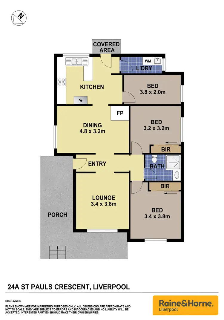 Floorplan of Homely house listing, 24A St Pauls Crescent, Liverpool NSW 2170