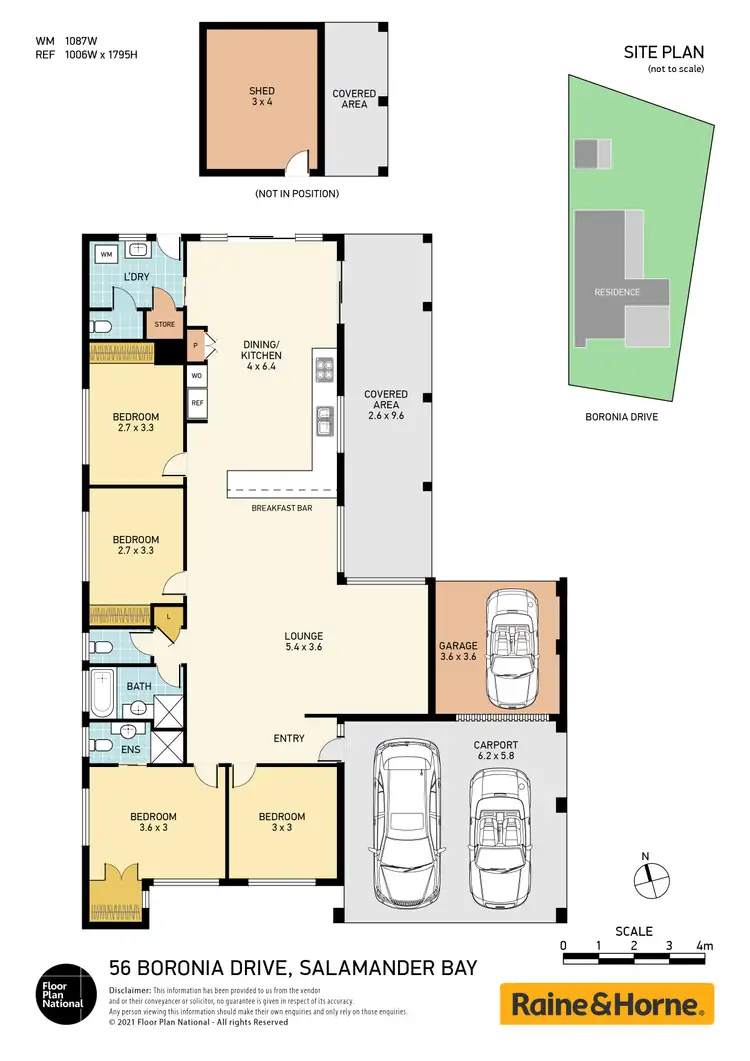 Floorplan of Homely house listing, 56 Boronia Drive, Salamander Bay NSW 2317