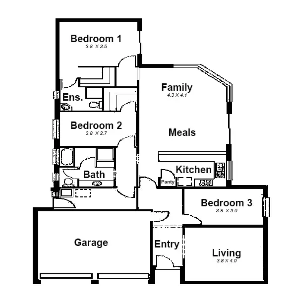 Floorplan of Homely house listing, 80 Pridham Boulevard, Aldinga Beach SA 5173