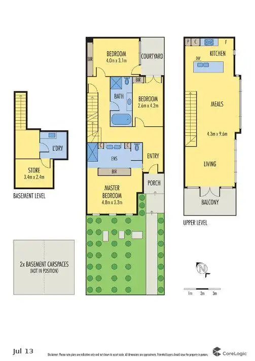 Floorplan of Homely house listing, 2/24 Esplanade, Williamstown VIC 3016