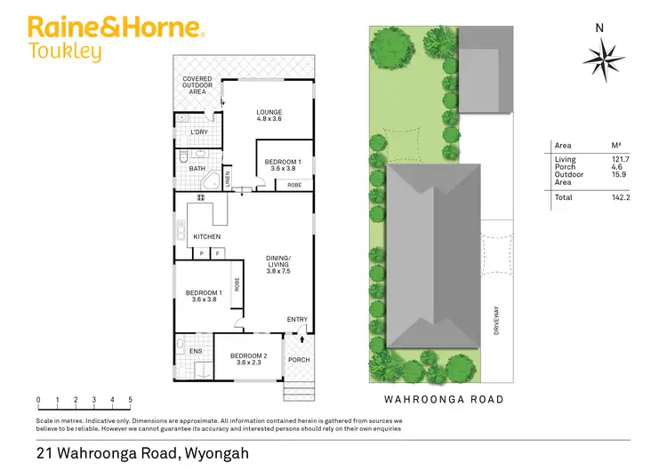 Floorplan of Homely house listing, 21 Wahroonga Road, Wyongah NSW 2259