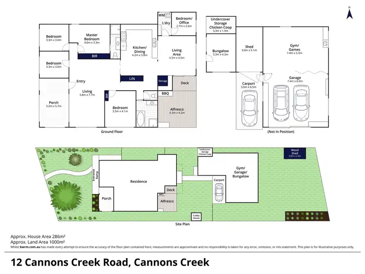 Floorplan of Homely house listing, 12 Cannons Creek Road, Cannons Creek VIC 3977