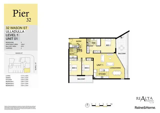 Floorplan of Homely apartment listing, Apartment G06 (1) Pier 32, 32 Wason Street, Ulladulla NSW 2539
