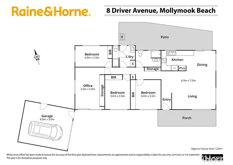 Floorplan of Homely house listing, 8 Driver Avenue, Mollymook Beach NSW 2539