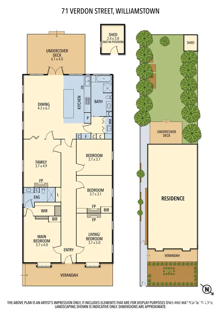 Floorplan of Homely house listing, 71 Verdon Street, Williamstown VIC 3016