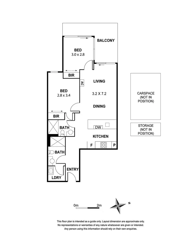 Floorplan of Homely apartment listing, 207/14-18 Bent Street, Bentleigh VIC 3204