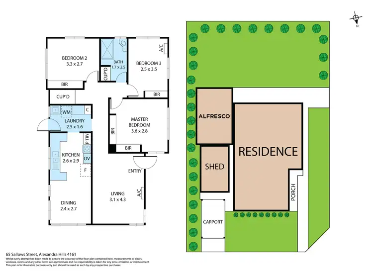 Floorplan of Homely house listing, 65 Sallows Street, Alexandra Hills QLD 4161
