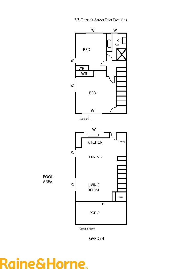 Floorplan of Homely unit listing, 3/5 Garrick Street (Beachcomber), Port Douglas QLD 4877