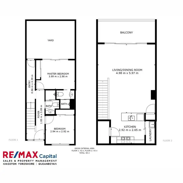 Floorplan of Homely apartment listing, 33/4 Ross Road, Queanbeyan NSW 2620