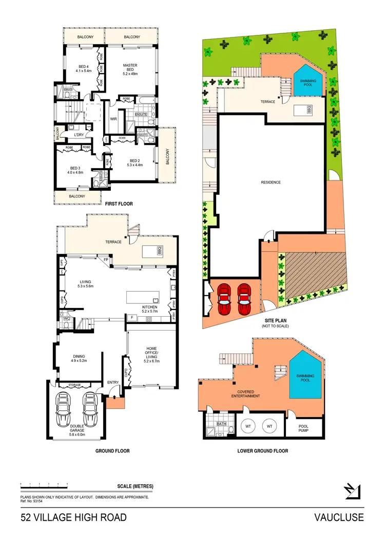 Floorplan of Homely house listing, 52 Village High Road, Vaucluse NSW 2030