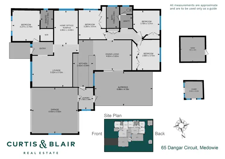 Floorplan of Homely house listing, 65 Dangar Circuit, Medowie NSW 2318