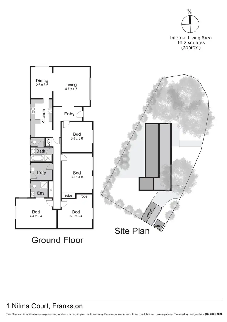 Floorplan of Homely house listing, 1 Nilma Court, Frankston VIC 3199