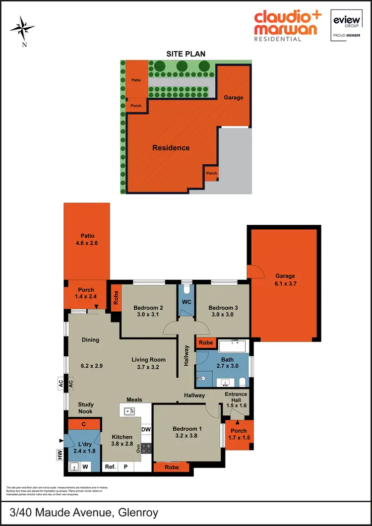 Floorplan of Homely unit listing, 3/40 Maude Avenue, Glenroy VIC 3046