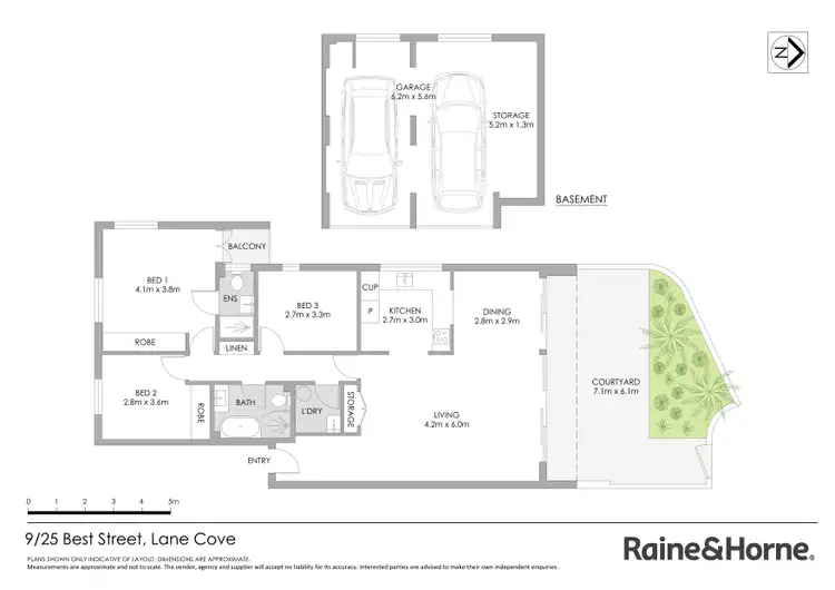 Floorplan of Homely apartment listing, 9/25 Best Street, Lane Cove NSW 2066