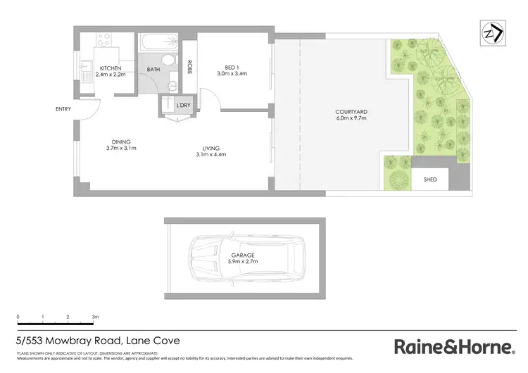 Floorplan of Homely apartment listing, 5/553 Mowbray Road, Lane Cove NSW 2066