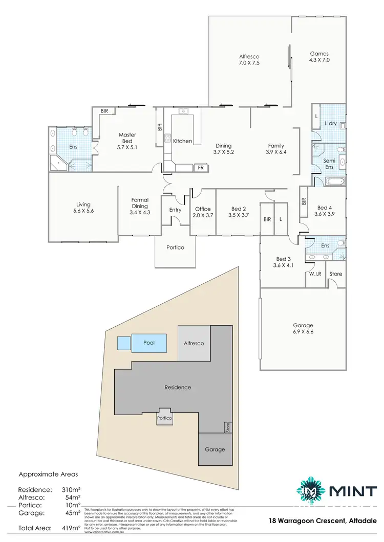 Floorplan of Homely house listing, 18 Warragoon Crescent, Attadale WA 6156