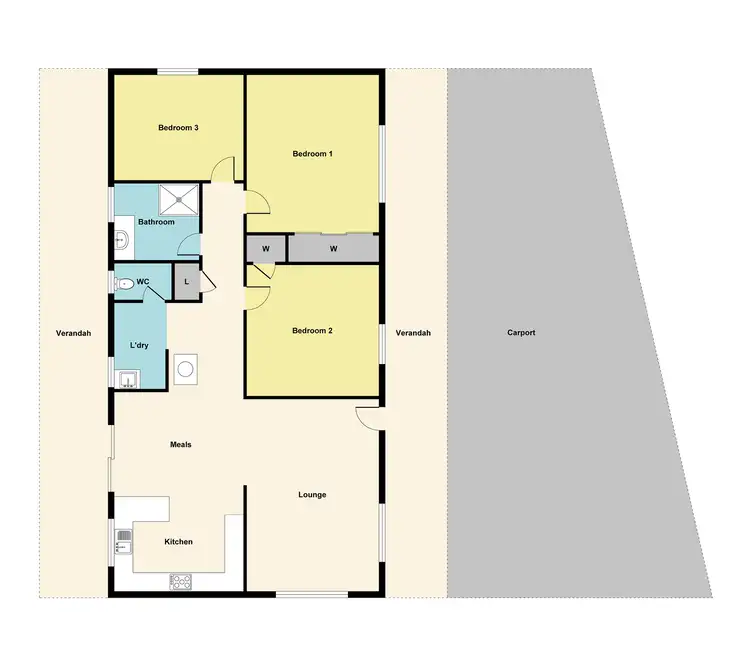 Floorplan of Homely house listing, 6 Smith Street, Ararat VIC 3377