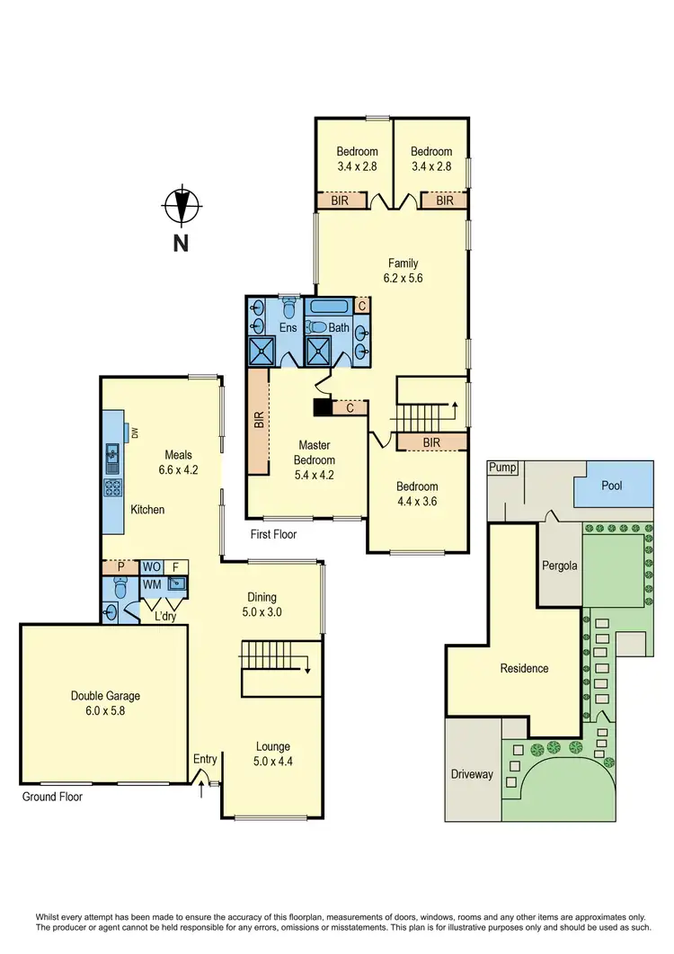 Floorplan of Homely house listing, 28 Cypress Point Parade, Heatherton VIC 3202