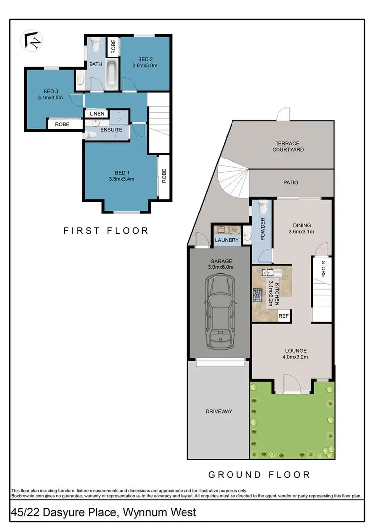 Floorplan of Homely house listing, 45/22-37 Dasyure Place, Wynnum West QLD 4178