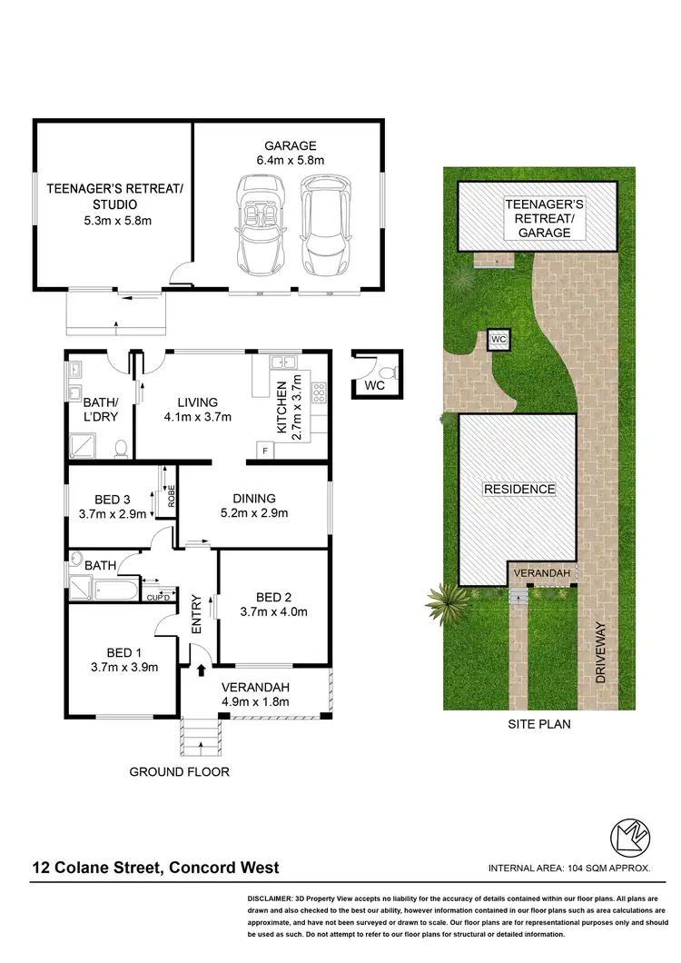 Floorplan of Homely house listing, 12 Colane Street, Concord West NSW 2138