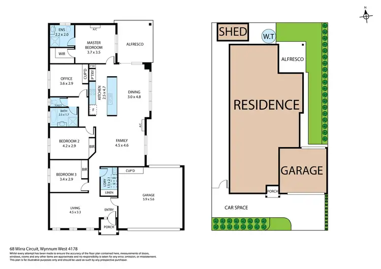 Floorplan of Homely house listing, 68 Wirra Circuit, Wynnum West QLD 4178