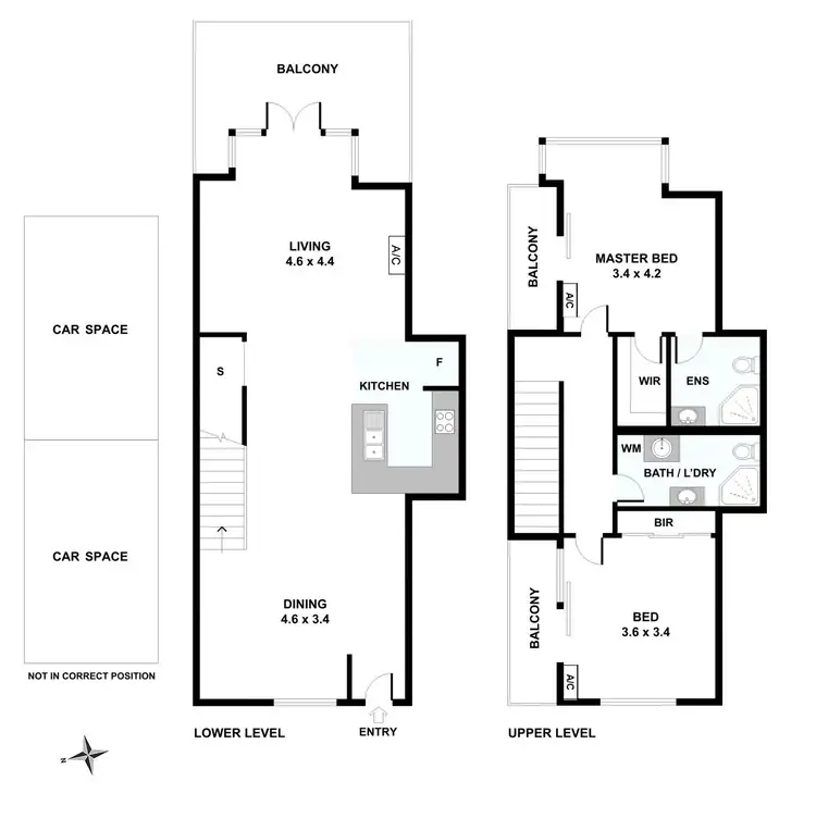 Floorplan of Homely townhouse listing, 6/439 Burke Road, Glen Iris VIC 3146