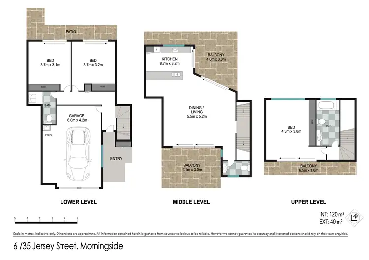Floorplan of Homely townhouse listing, 6/35 Jersey Street, Morningside QLD 4170