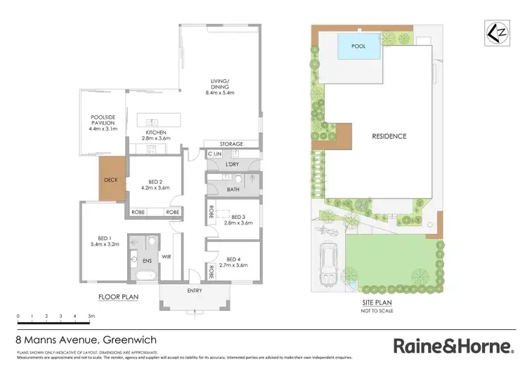 Floorplan of Homely house listing, 8 Manns Avenue, Greenwich NSW 2065