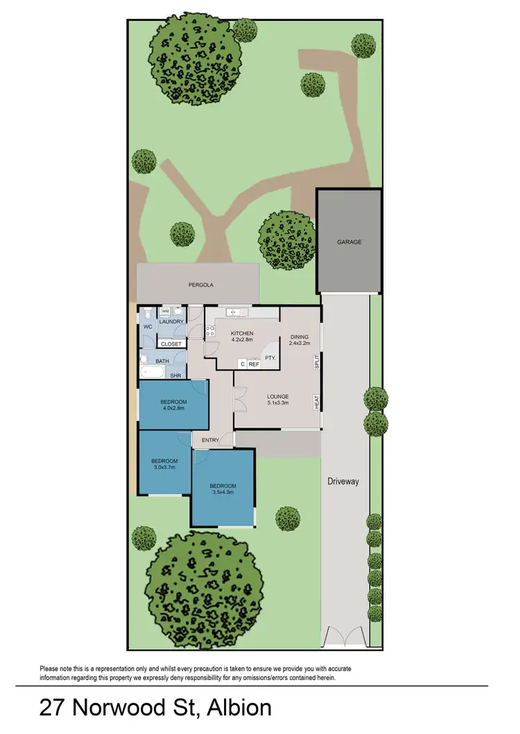 Floorplan of Homely house listing, 27 Norwood Street, Albion VIC 3020