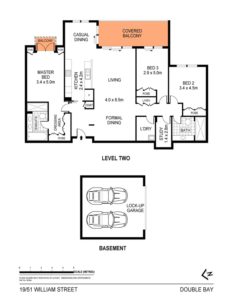 Floorplan of Homely apartment listing, 19/51 William Street, Double Bay NSW 2028
