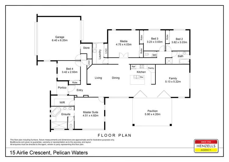 Floorplan of Homely house listing, 15 Airlie Crescent, Pelican Waters QLD 4551